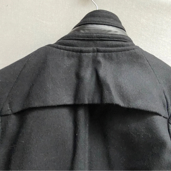 Zara Man wool blend zip button up jacket coat Sz L - Picture 3 of 11